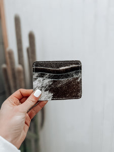 Cowhide Credit Card Wallet