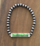 Navajo Semi Stone Bar Bracelet