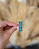 Cluster Rectangle Turquoise Ring *Size 7