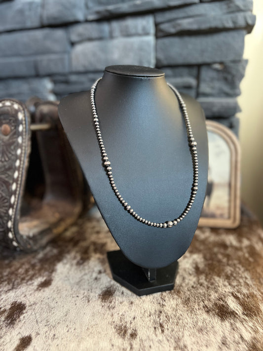 22in Graduated Pearl Necklace