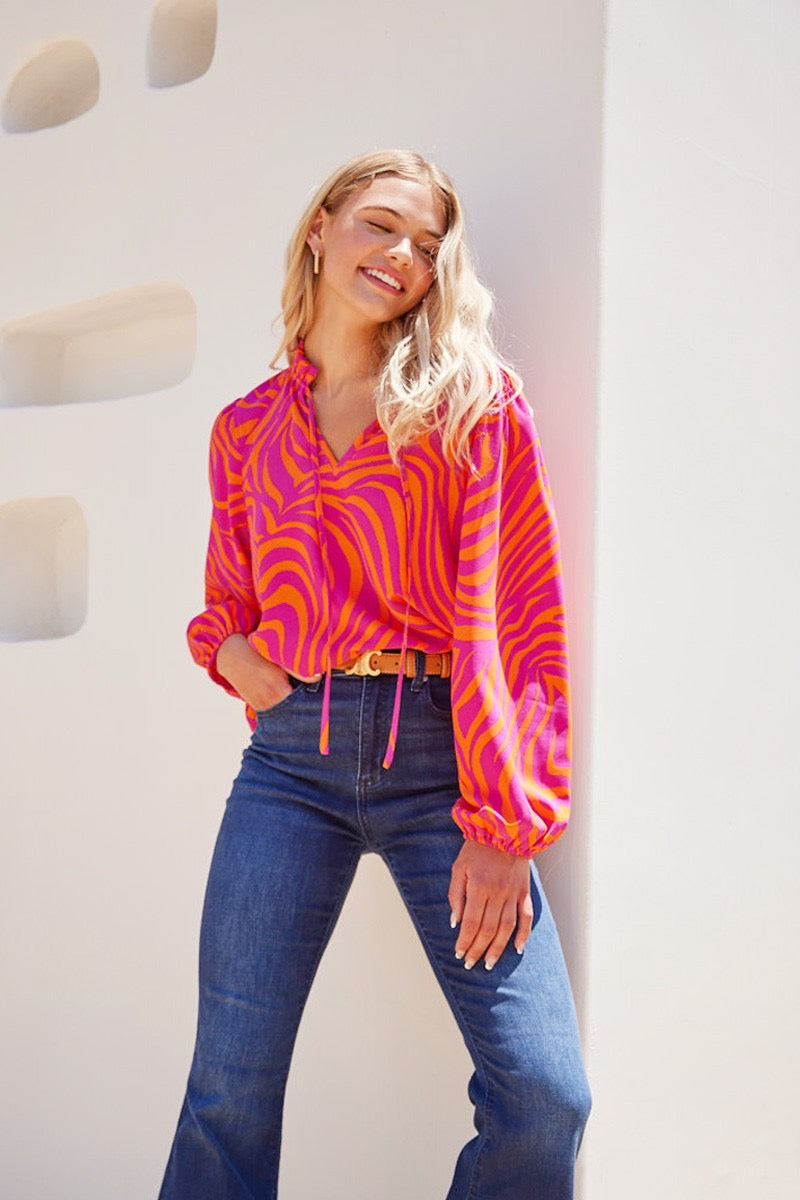 Zebra Blouse