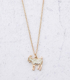 Druzy Goat Necklace