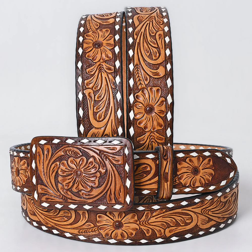 Classic Brown Leather Belt