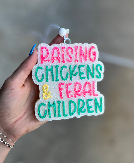 Raising Chickens & Feral Children Freshie - Baja Cactus Blossom