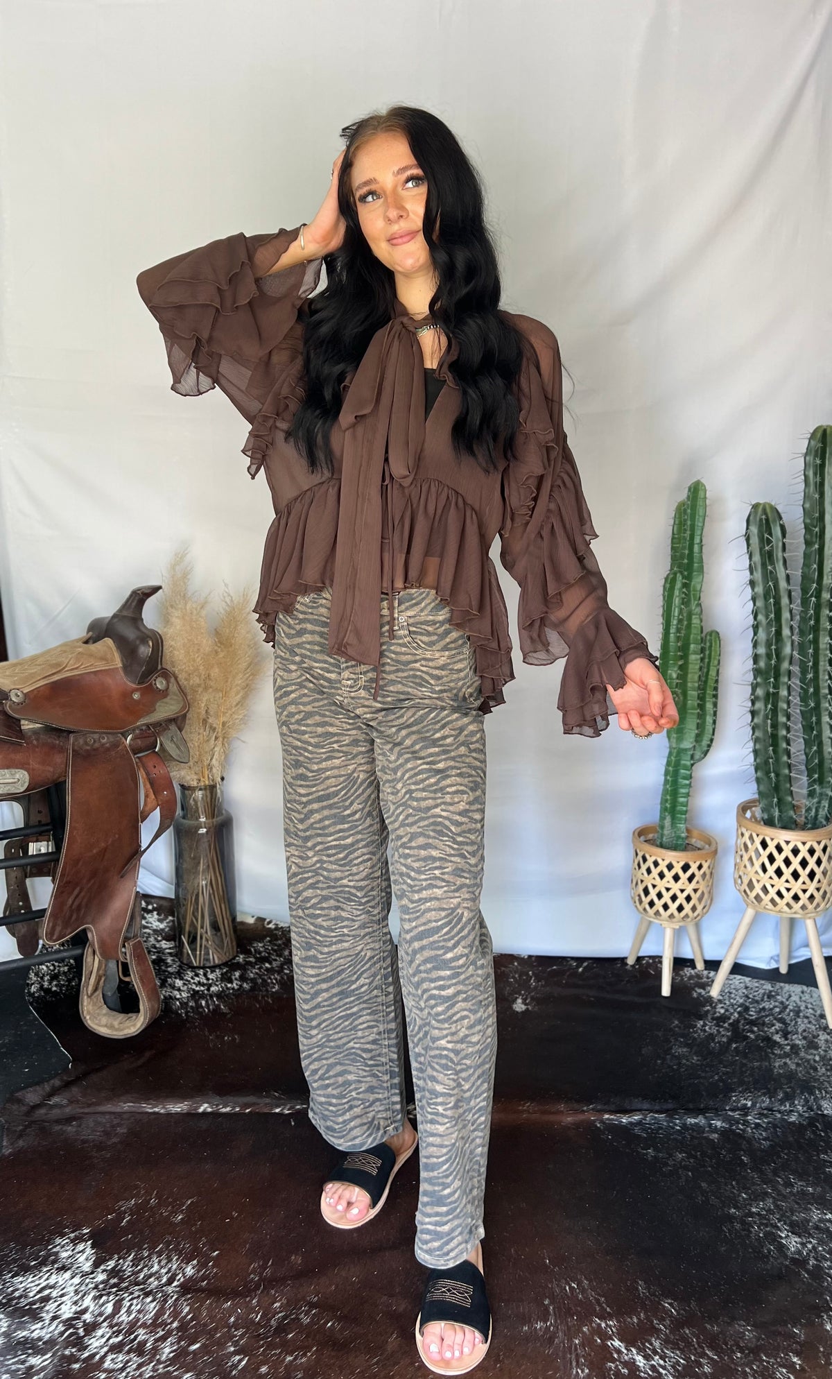 The Wild Mare Top *Mocha