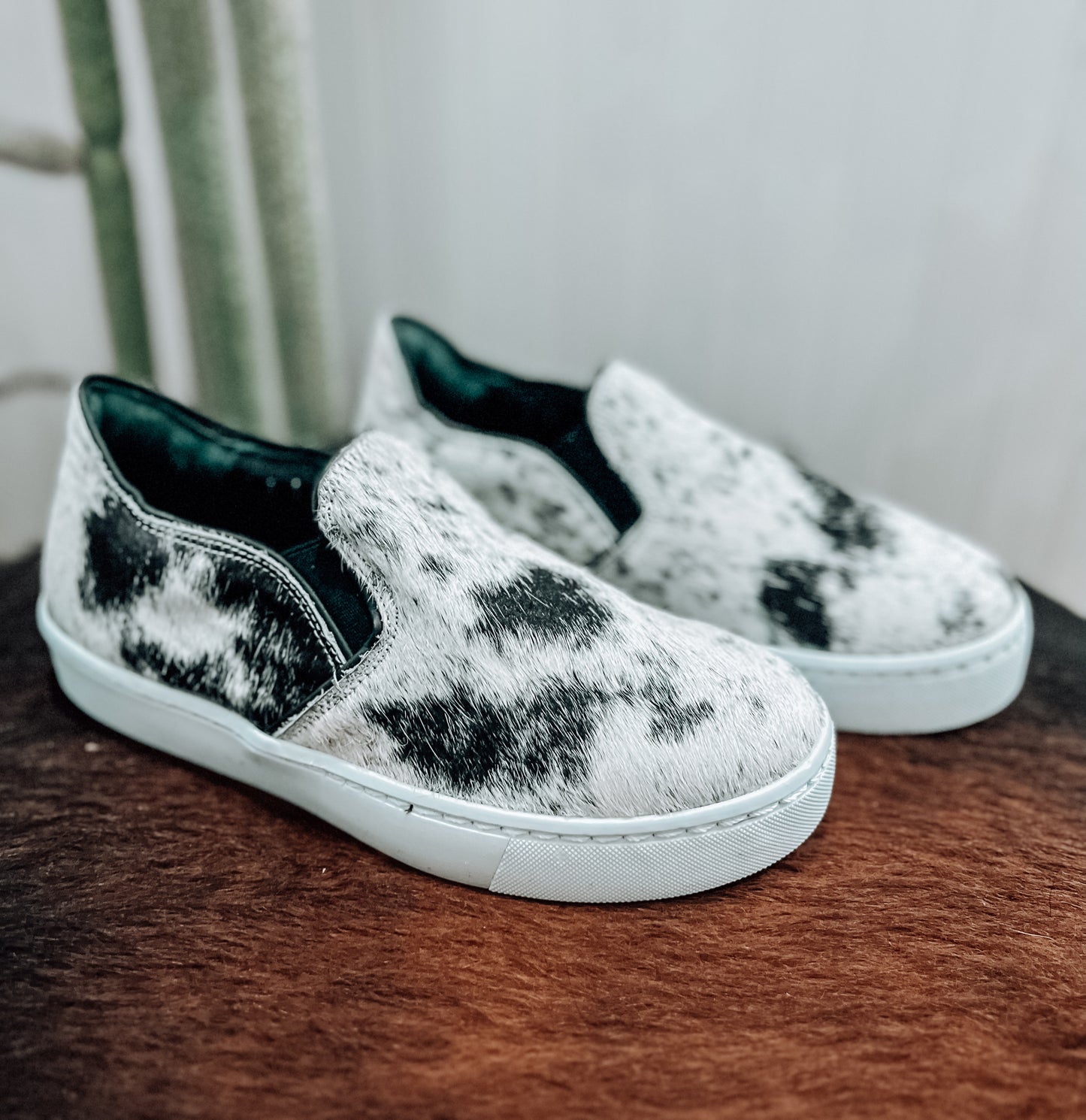 Utah Cowhide Sneaker Salt & Pepper