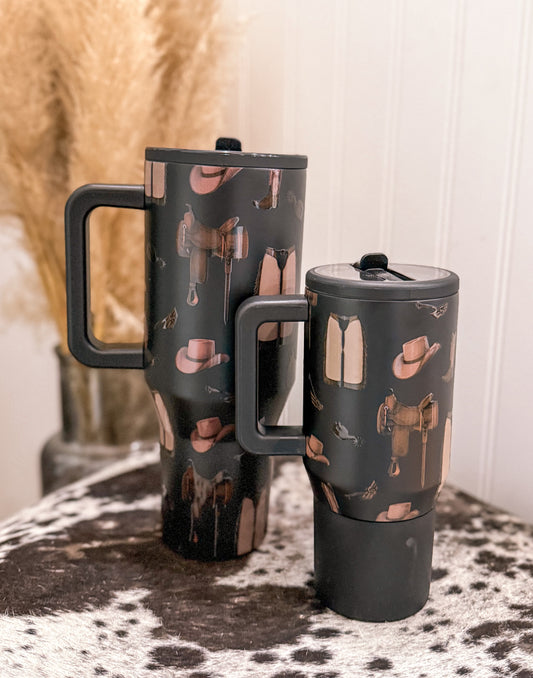Western Classic Flip Top Tumbler