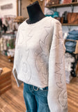 Cream Boot Stitch Sweater