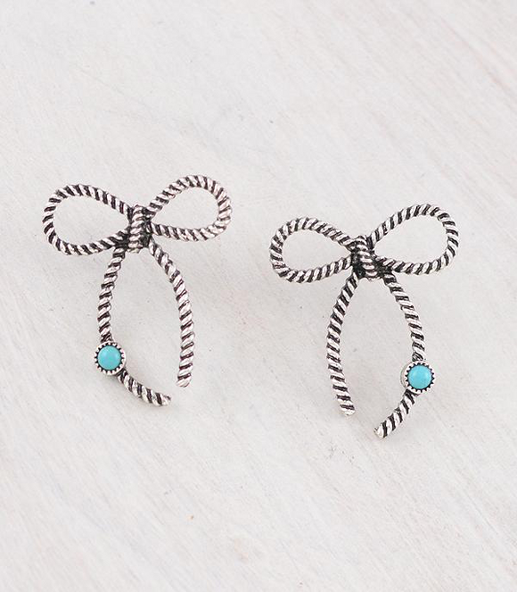 Rope Bow Earrings