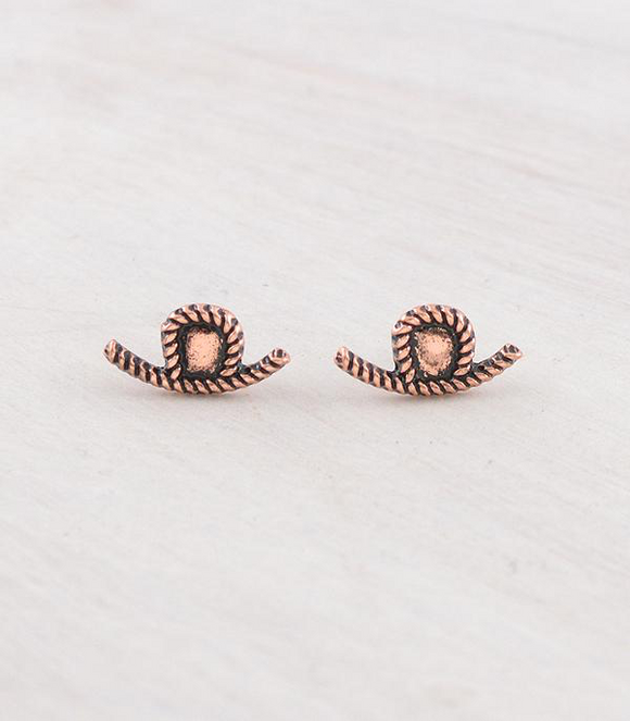 Western Cowboy Hat Stud Earrings