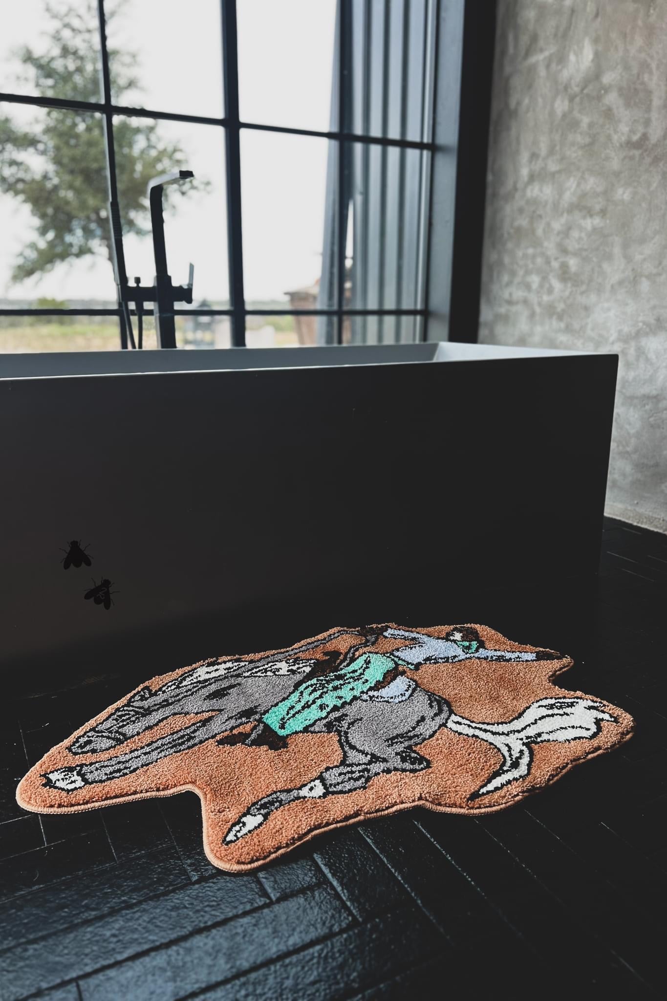 Rodeo Rug- Bronc Buster