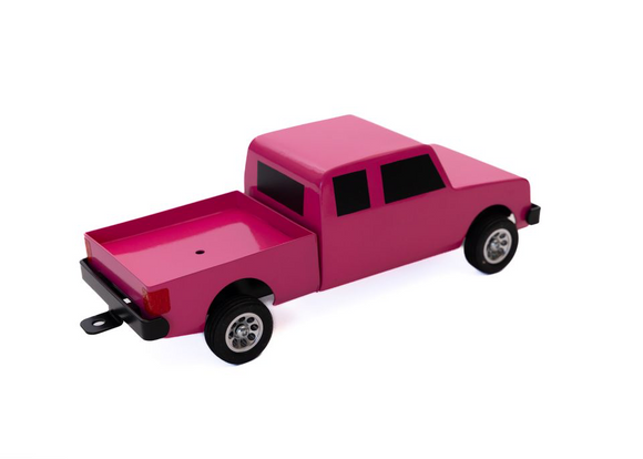 Extended Cab Pink Truck
