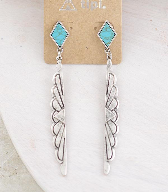 Western Turquoise Earrings