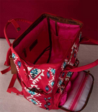 Red Wrangler Aztec Diaper Bag