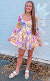 Breezy Floral Mini Romper *Soft Pink