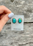 Kingman Turquoise Studs