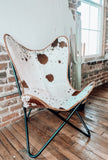 Cowhide Butterfly Chair *Brown/Red