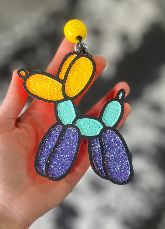 Balloon Dog Colorful- Bahama Mama