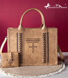 Boot Stitch Tote *Brown