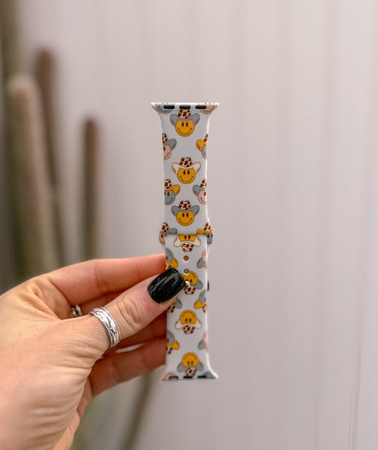 Cowboy Smiley Apple Watch Band