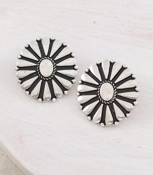 Western Concho Earrings