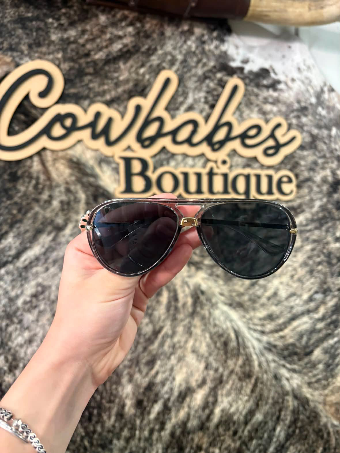 Oversized Retro Frame Sunglasses