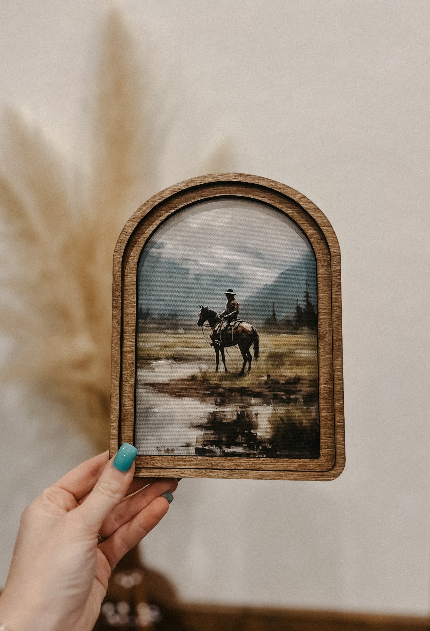 Mountain Cowboy Arch Art