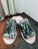 Tessa Cowhide Sandals *Salt & Pepper