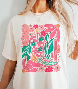 Boho Boots Graphic Tee