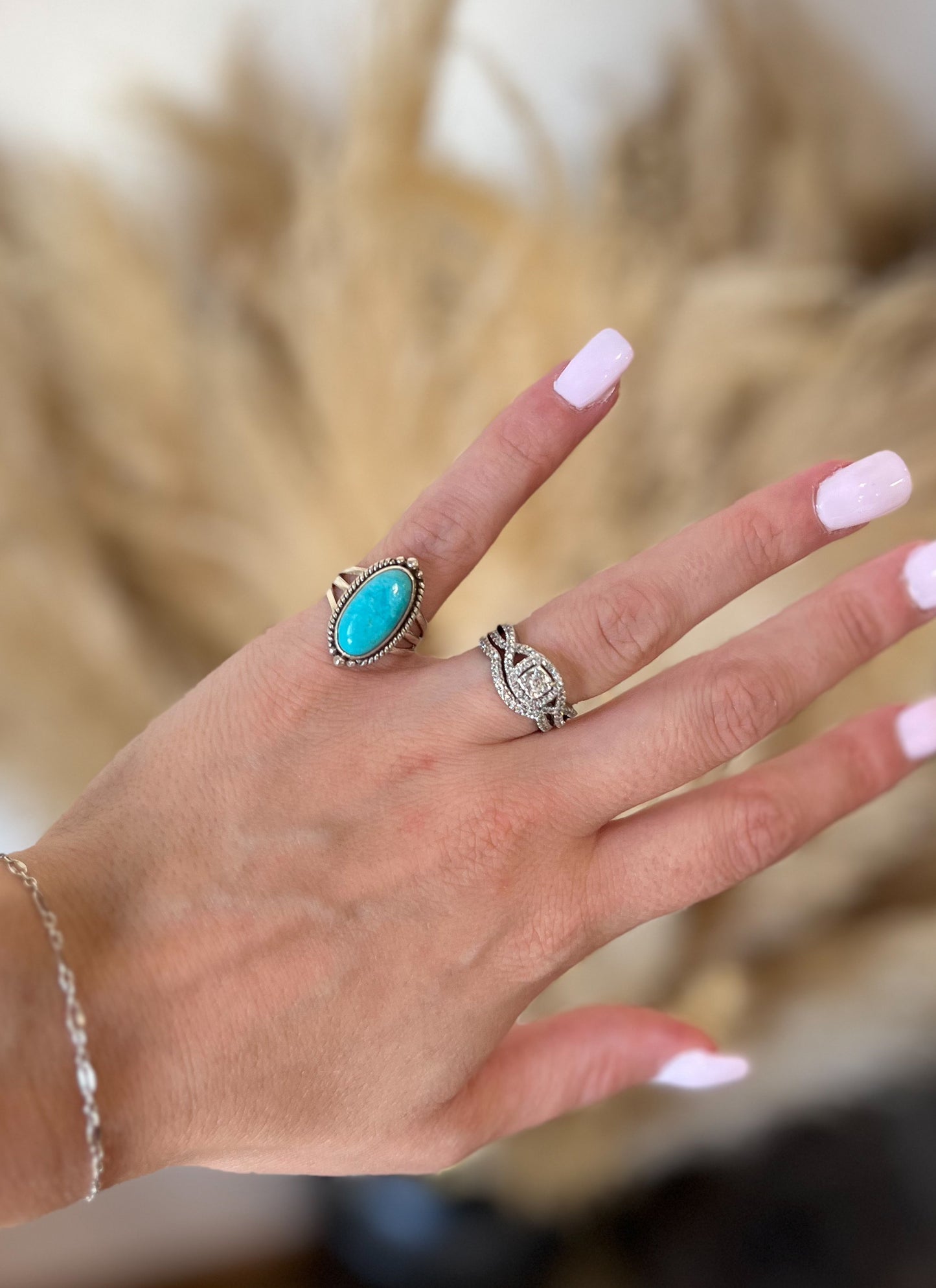 Kingman Turquoise Ring Size 6