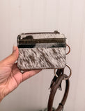 Cowhide & Tooled Leather Wristlets