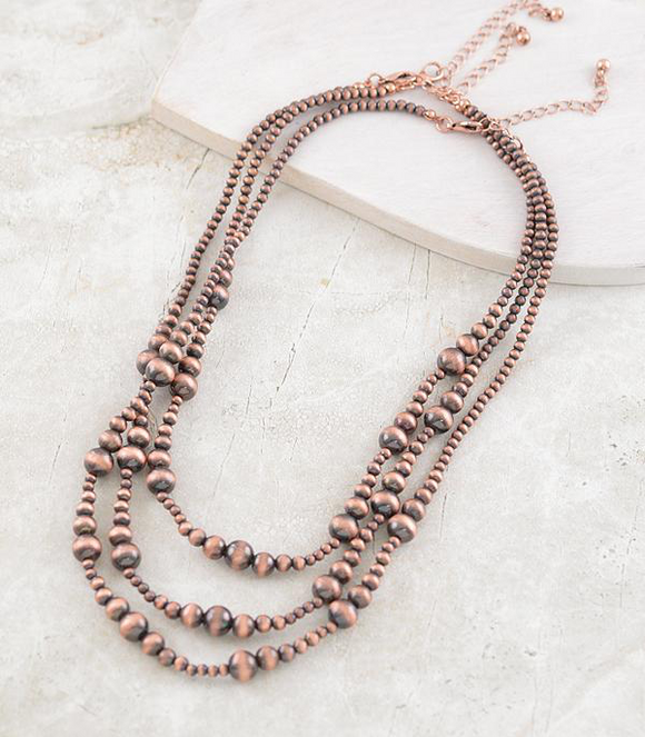 Graduated Navajo Layered Necklace