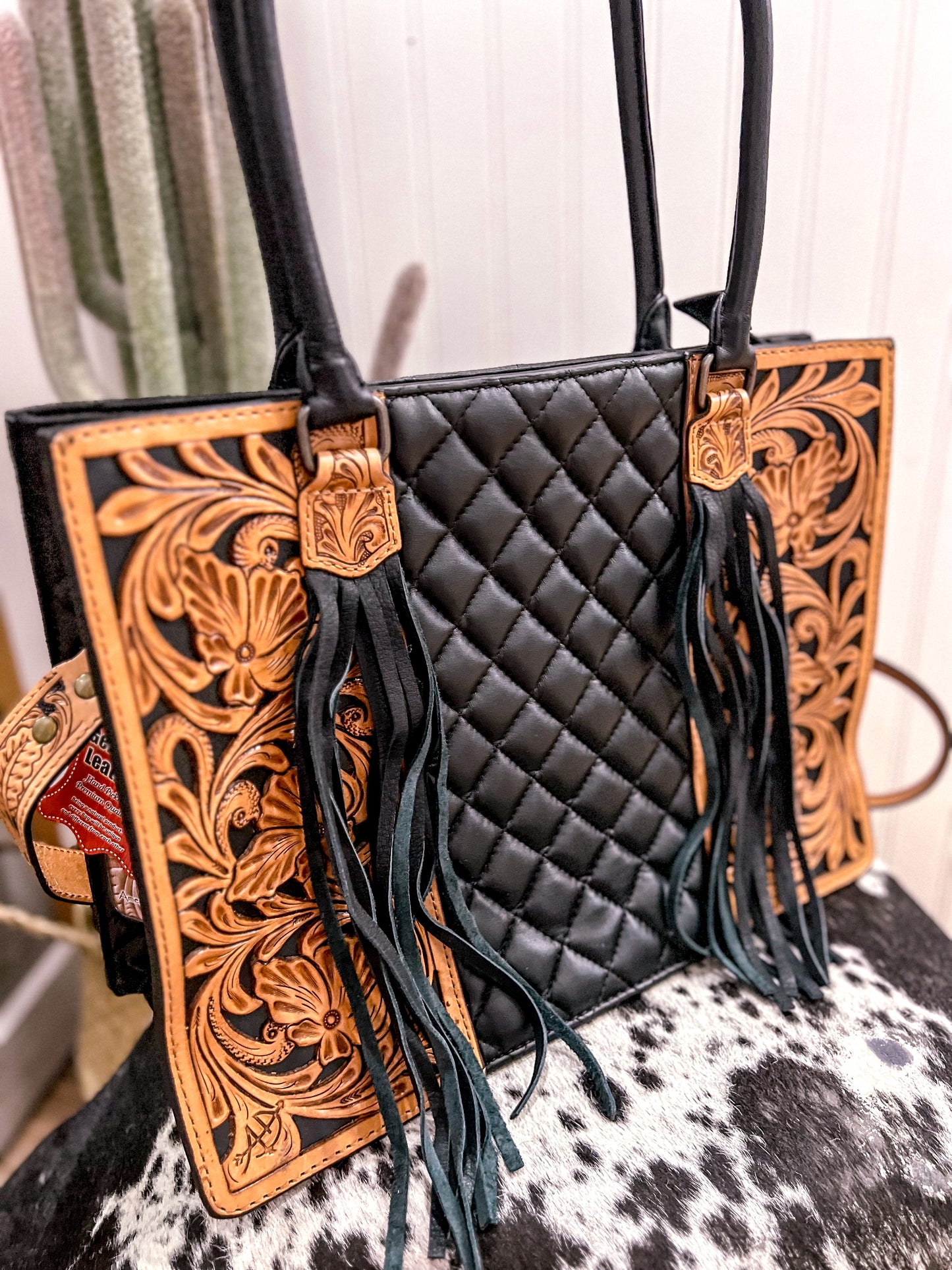 Old Money Quilted Tote Purse/Crossbody