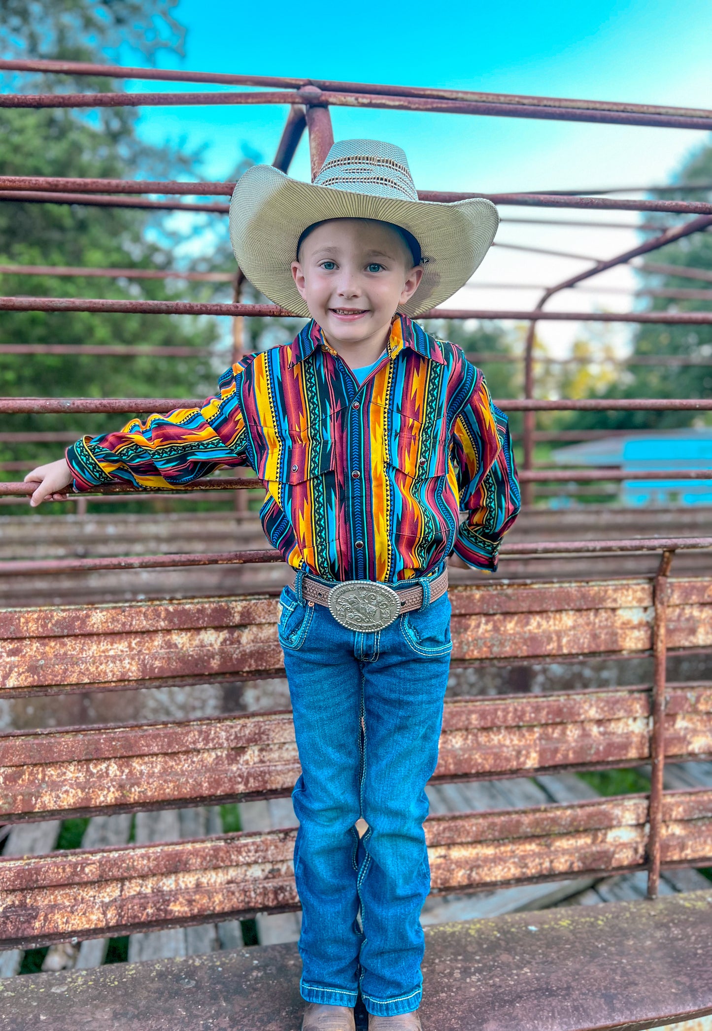 Kids Waddie Button Up