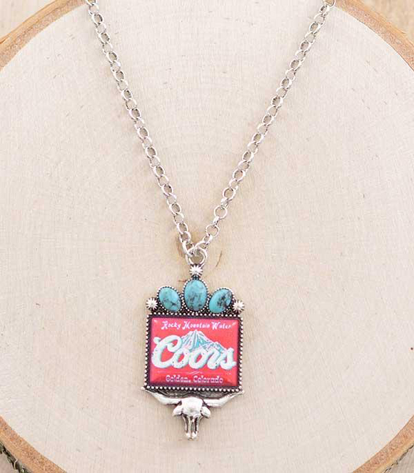 Coors Beer Necklace