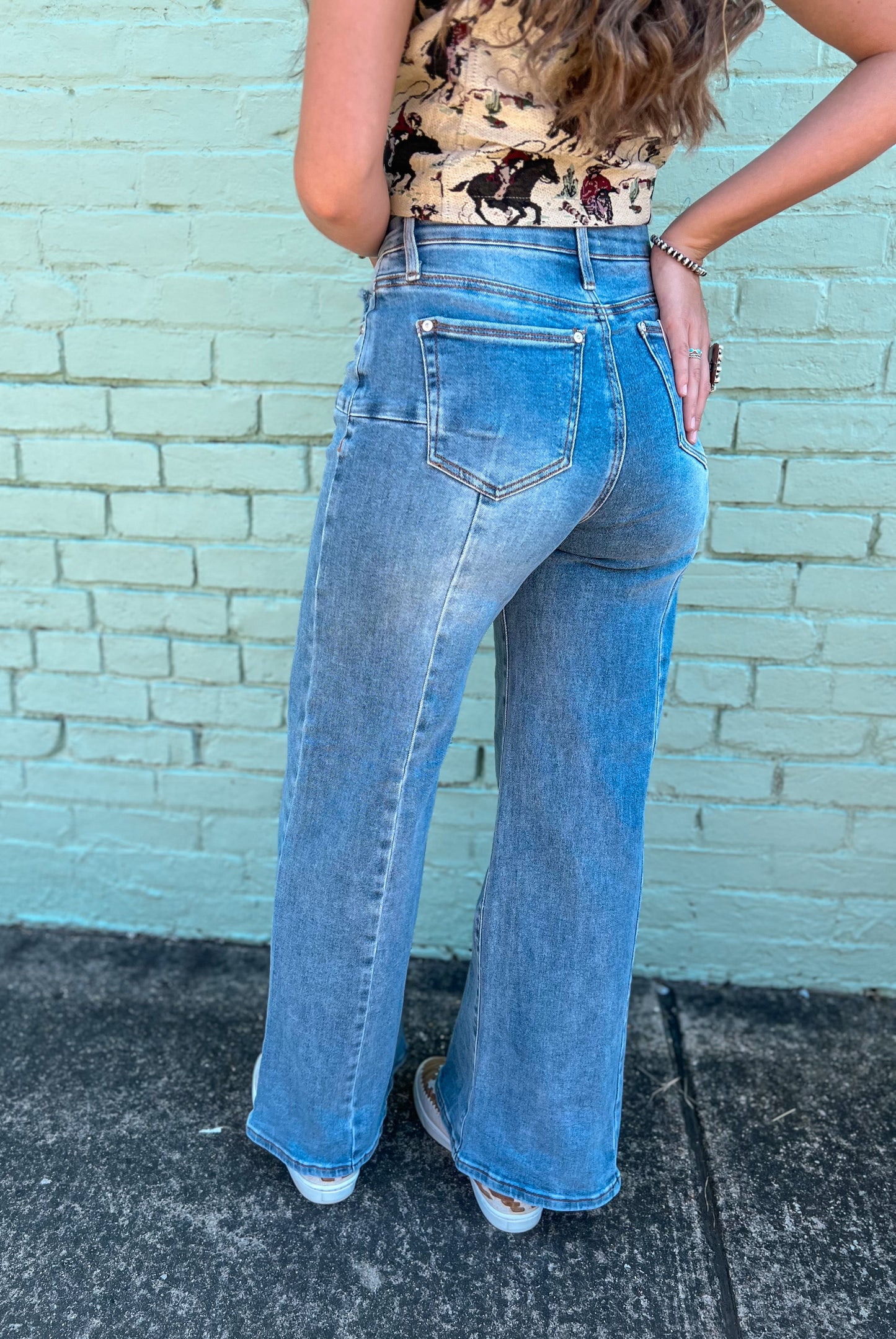 The Maeve Wide Leg Jeans
