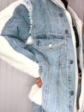 Denim Front Sherpa Jacket