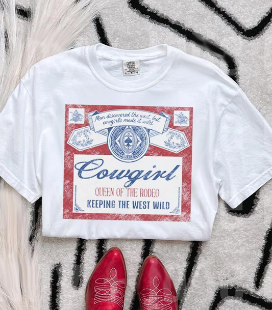 Cowgirl Comfort Colors Graphic Tee