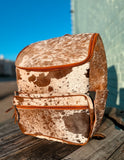 The Delilah Cowhide Diaper Bag Backpack