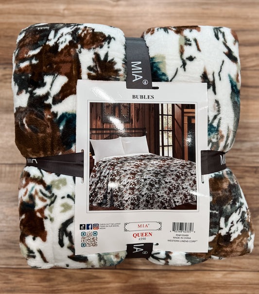 Bubles Queen Throw