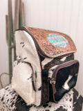 Turquoise Mama Tooled Cowhide Backpack/Diaper Bag