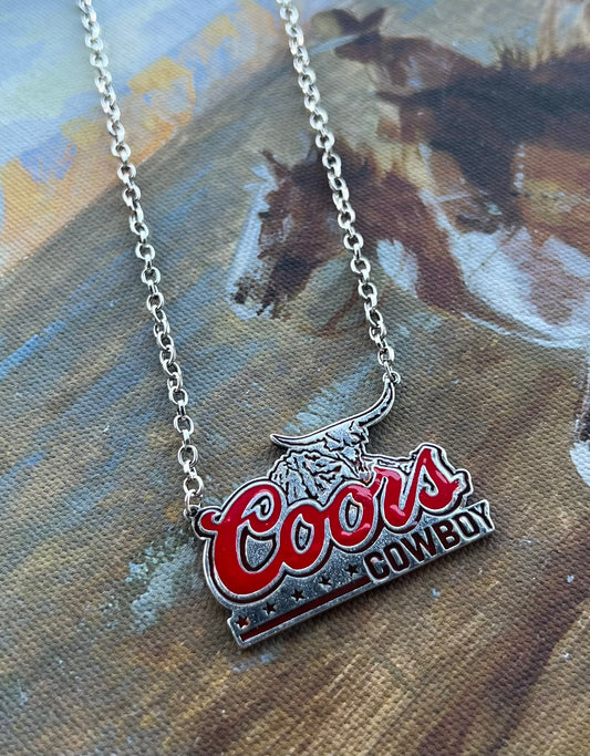 Coors Cowboy Necklace