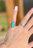 Kingman Turquoise Ring Size 6
