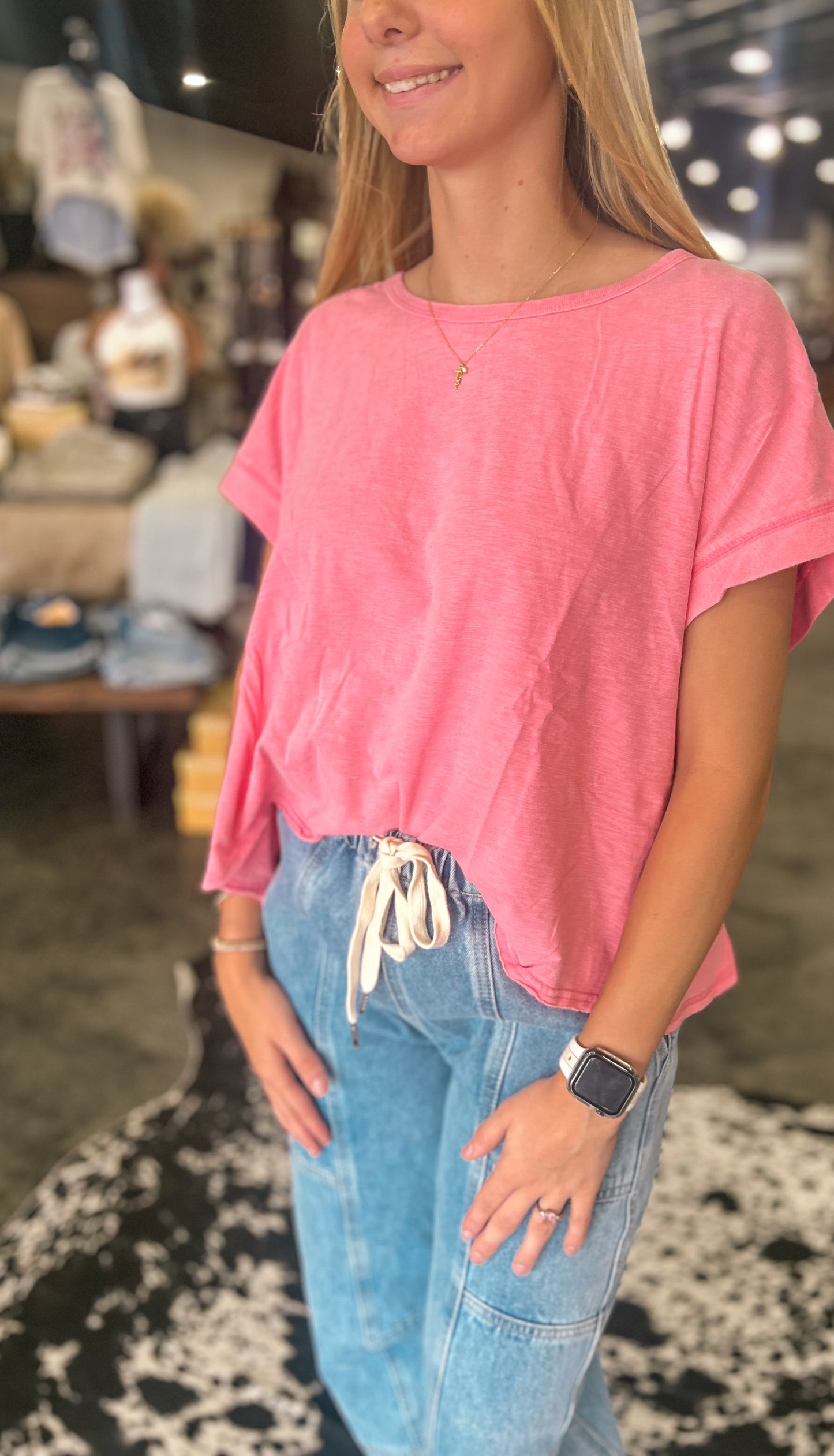 Crossover Top *Pink