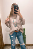 The Darla Two Tone Sweater *Ash Mocha