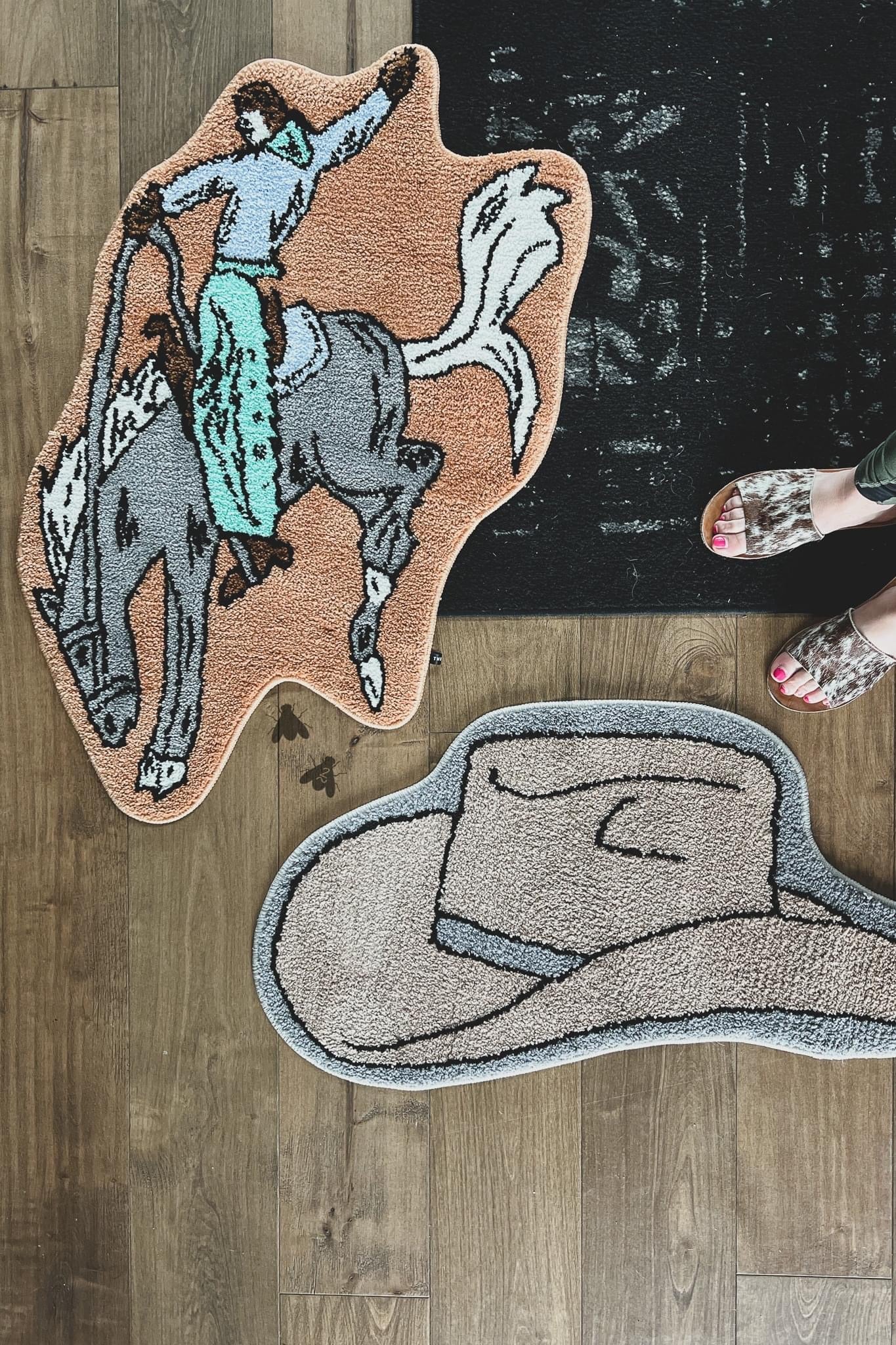 Rodeo Rug- Bronc Buster