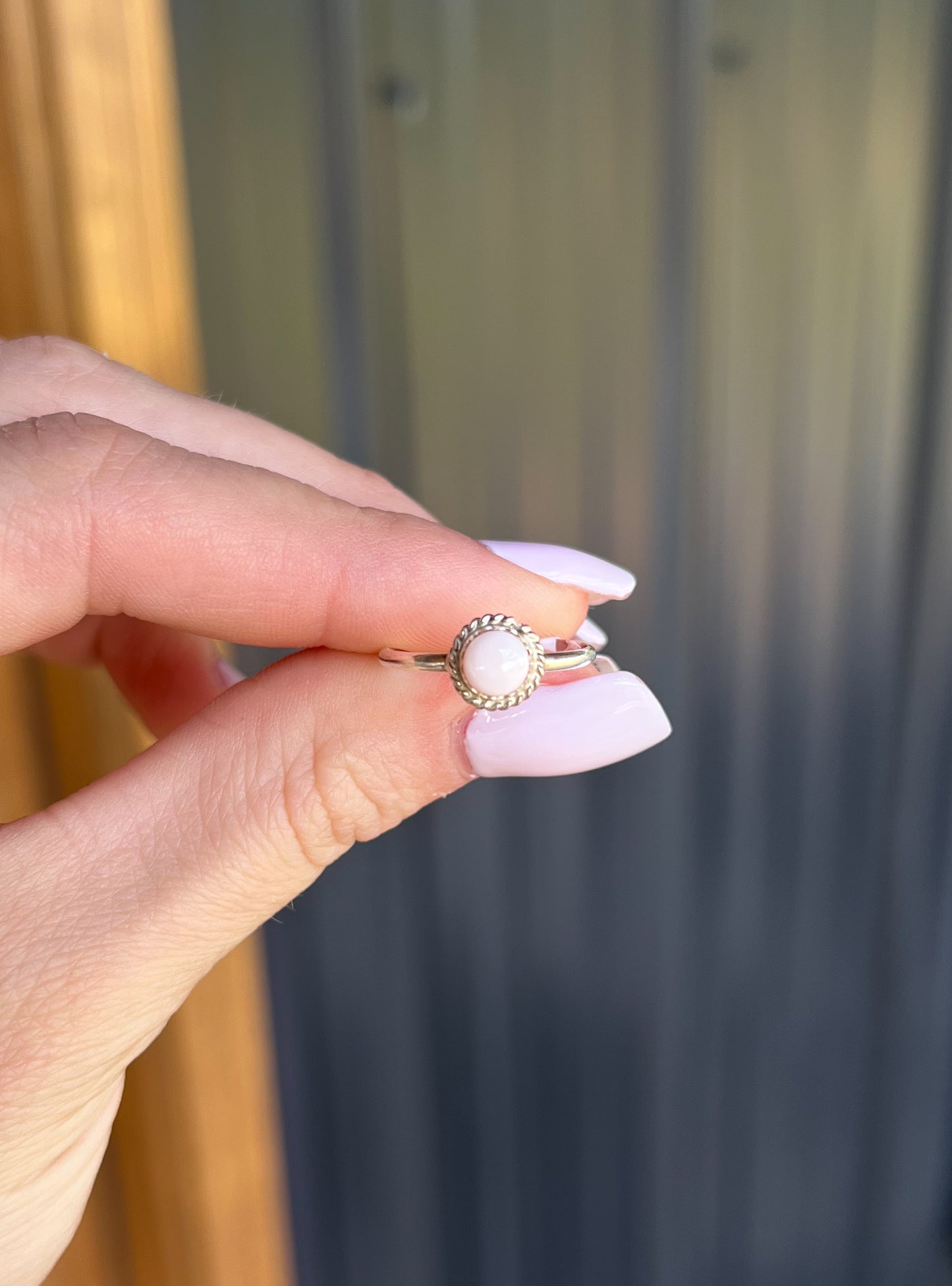 Pink Conch Ring