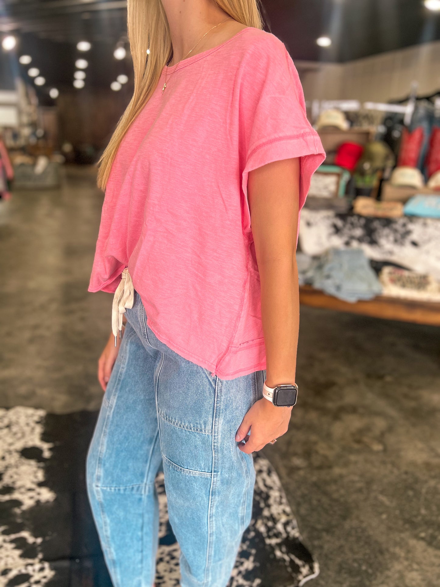 Crossover Top *Pink