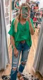 The Ava Top *Kelly Green