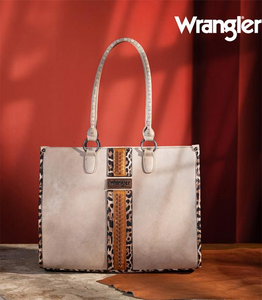 Wrangler Leopard & Khaki Conceal Carry Tote